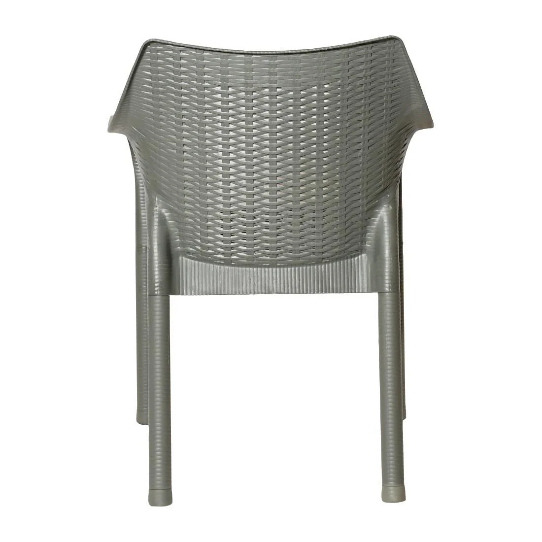 Bolero Elements Polypropylene Armchairs Olive Green (4 Pack) - Image 5