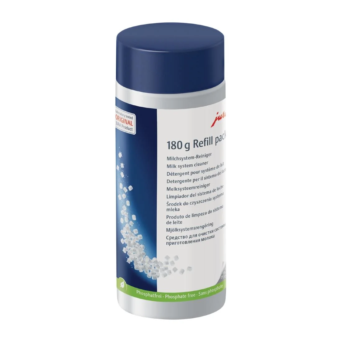 JURA Milk System Cleaner Mini-Tabs Refill Bottle 180g