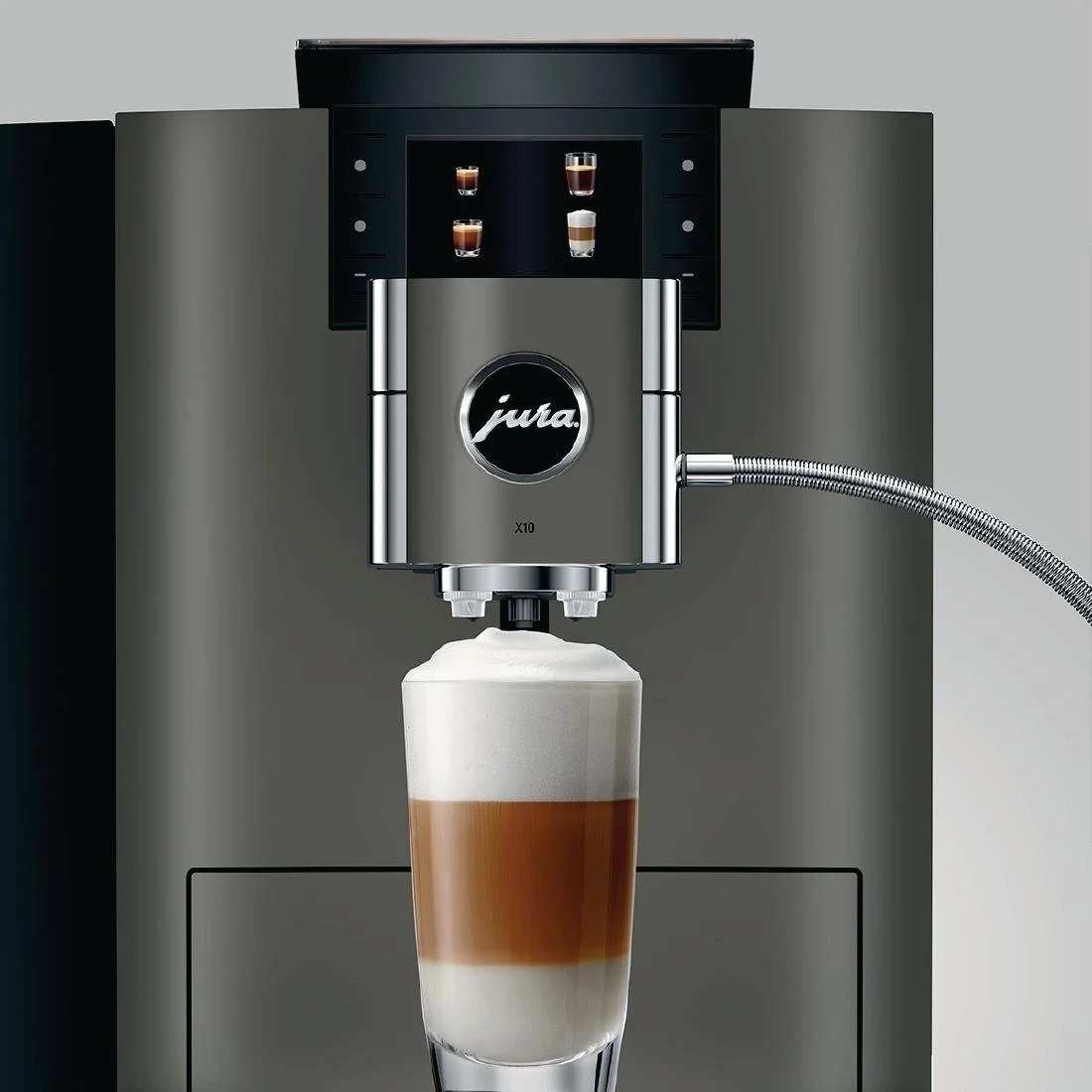 JURA Coffee Machine X10 Dark Inox - Image 4