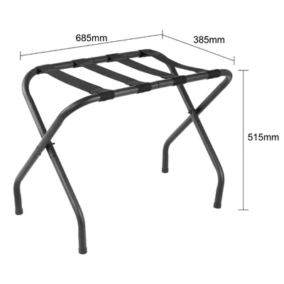 Bolero Luggage Rack Black - Image 5