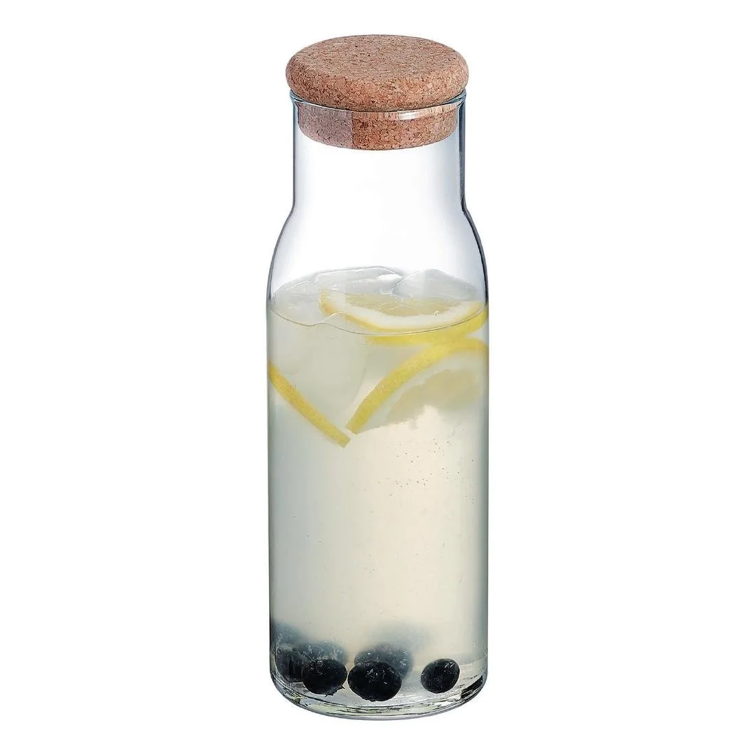 Luminarc Funambule Carafes with Cork Lid 1Ltr (6 Pack) - Image 2