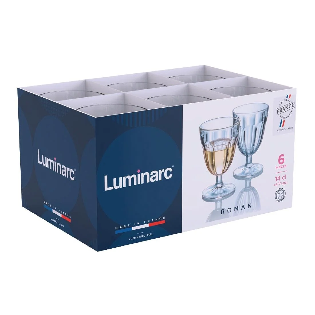 Luminarc Roman Wine/Cocktail Glasses 140ml (24 Pack) - Image 5