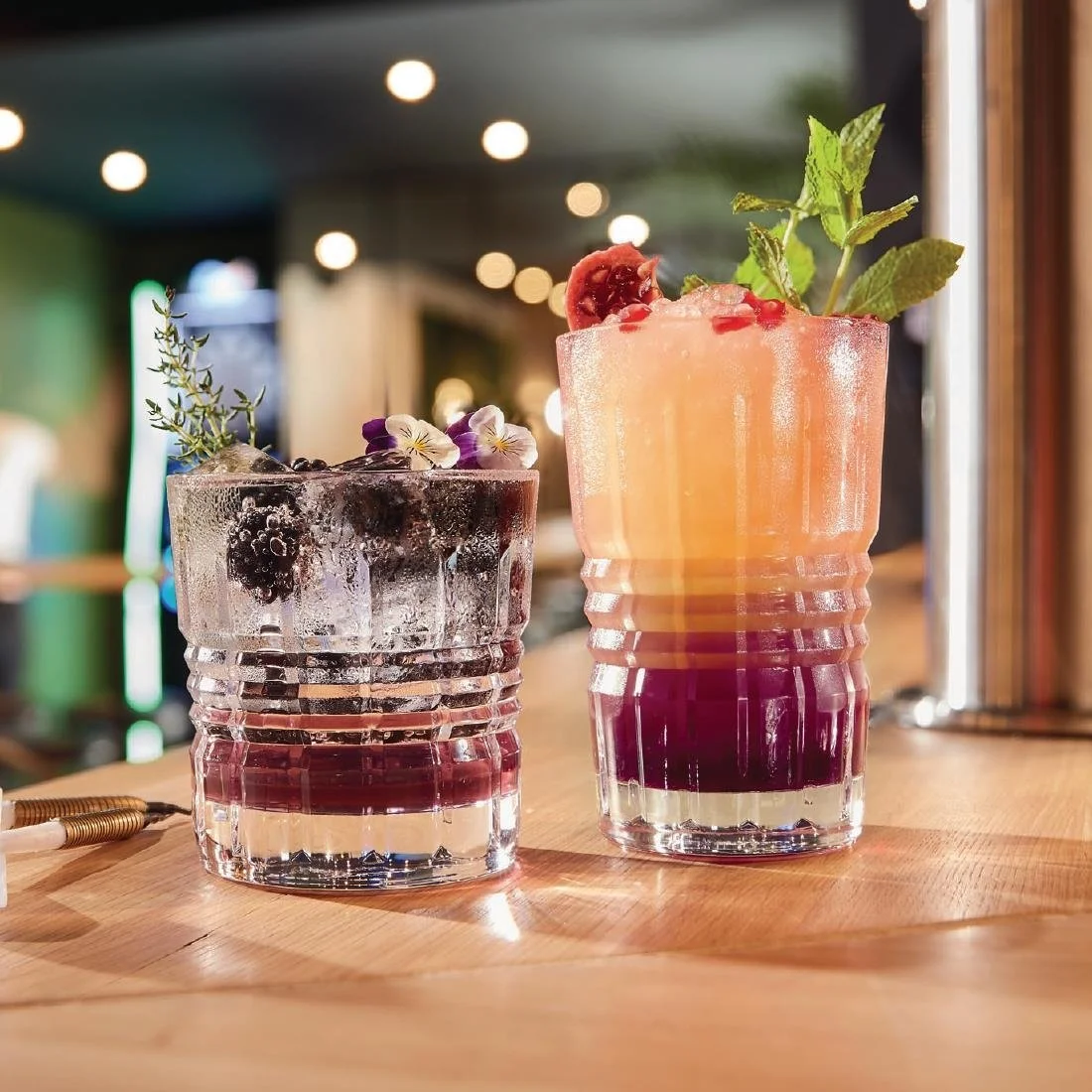 Arcoroc Old Square Hi Ball Glasses 360ml (12 Pack) - Image 4