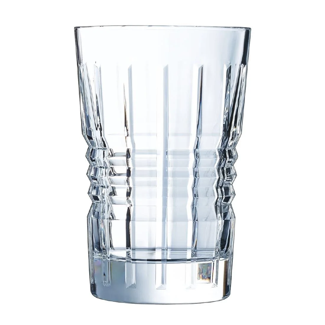 Arcoroc Old Square Hi Ball Glasses 360ml (12 Pack) - Image 1
