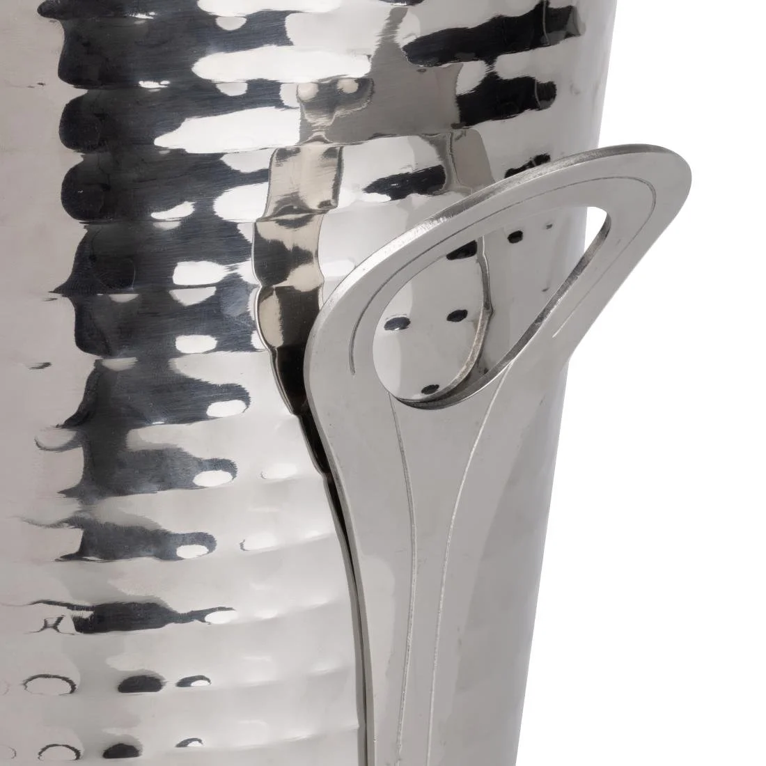 Olympia Flare Wine Bucket Hammered Stainless Steel 4.3Ltr - Image 5