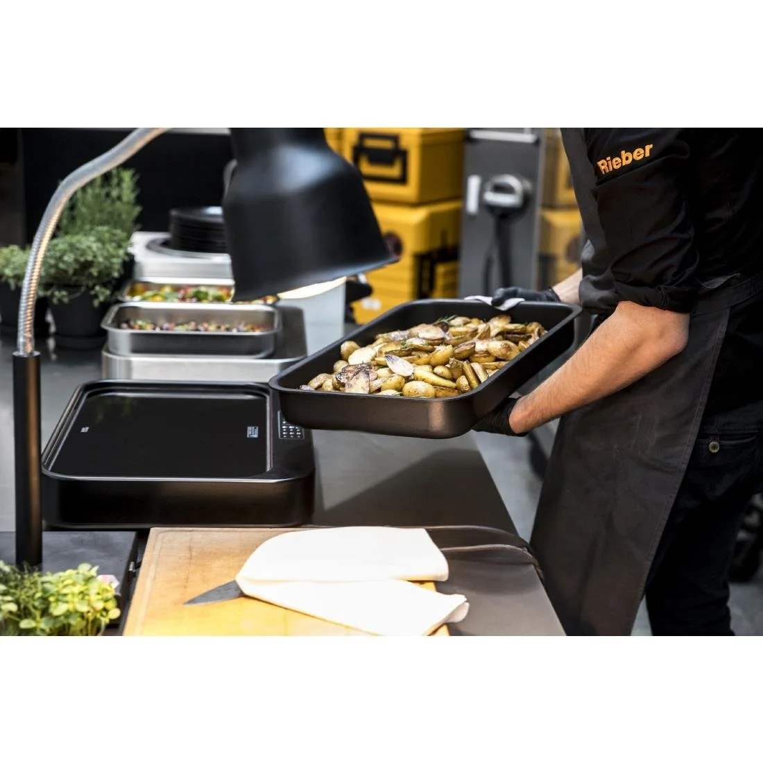 Rieber K-Pot Connect Glass Ceramic Hob 1/1GN Black CK-2200 - Image 3