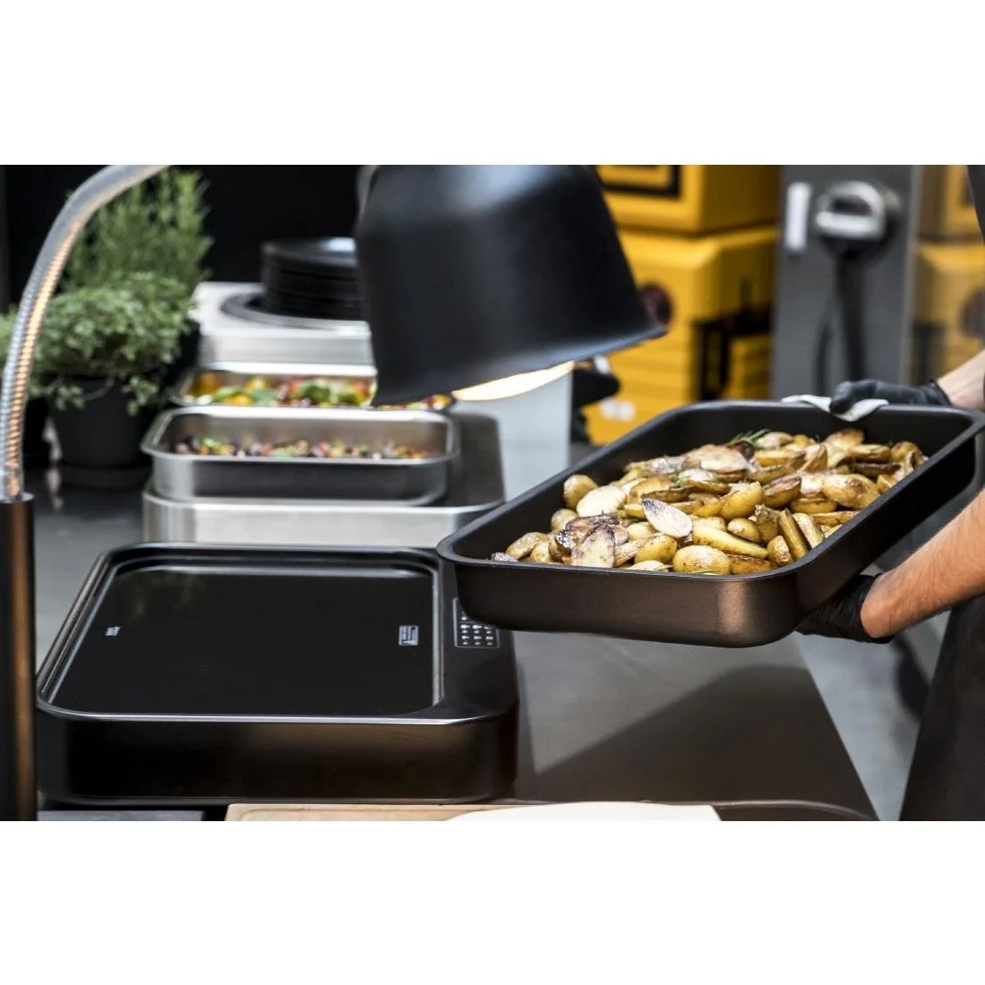 Rieber K-Pot Glass Ceramic Hob 1/1GN Black CK-2200 - Image 5