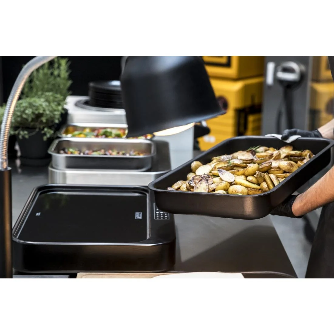 Rieber K-Pot Glass Ceramic Hob 1/1GN Black CK-2200 - Image 5