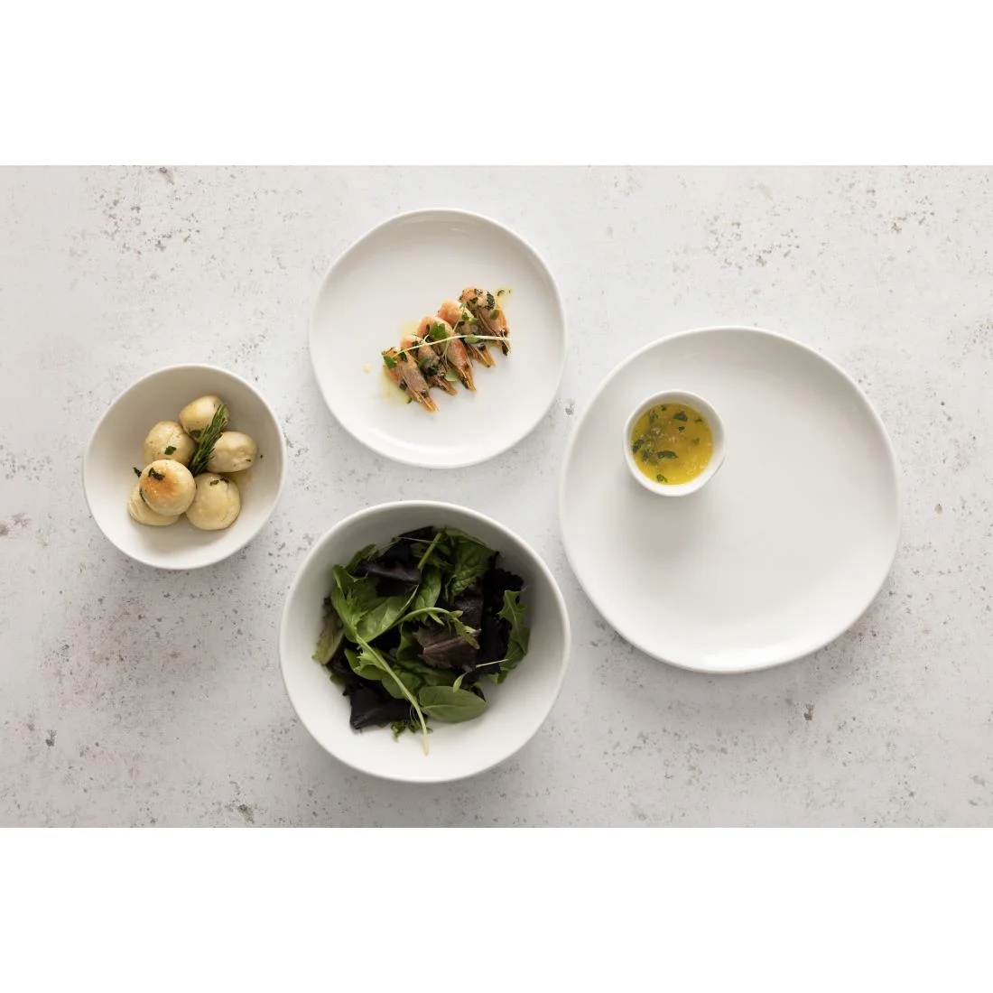 Olympia Chia Plates White 200mm (6 Pack) - Image 2