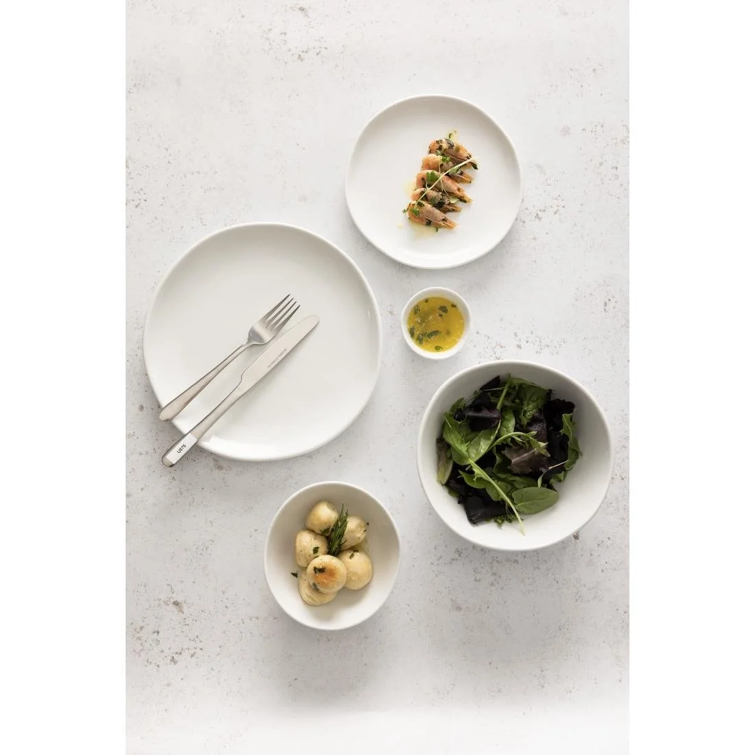 Olympia Chia Plates White 270mm (6 Pack) - Image 2