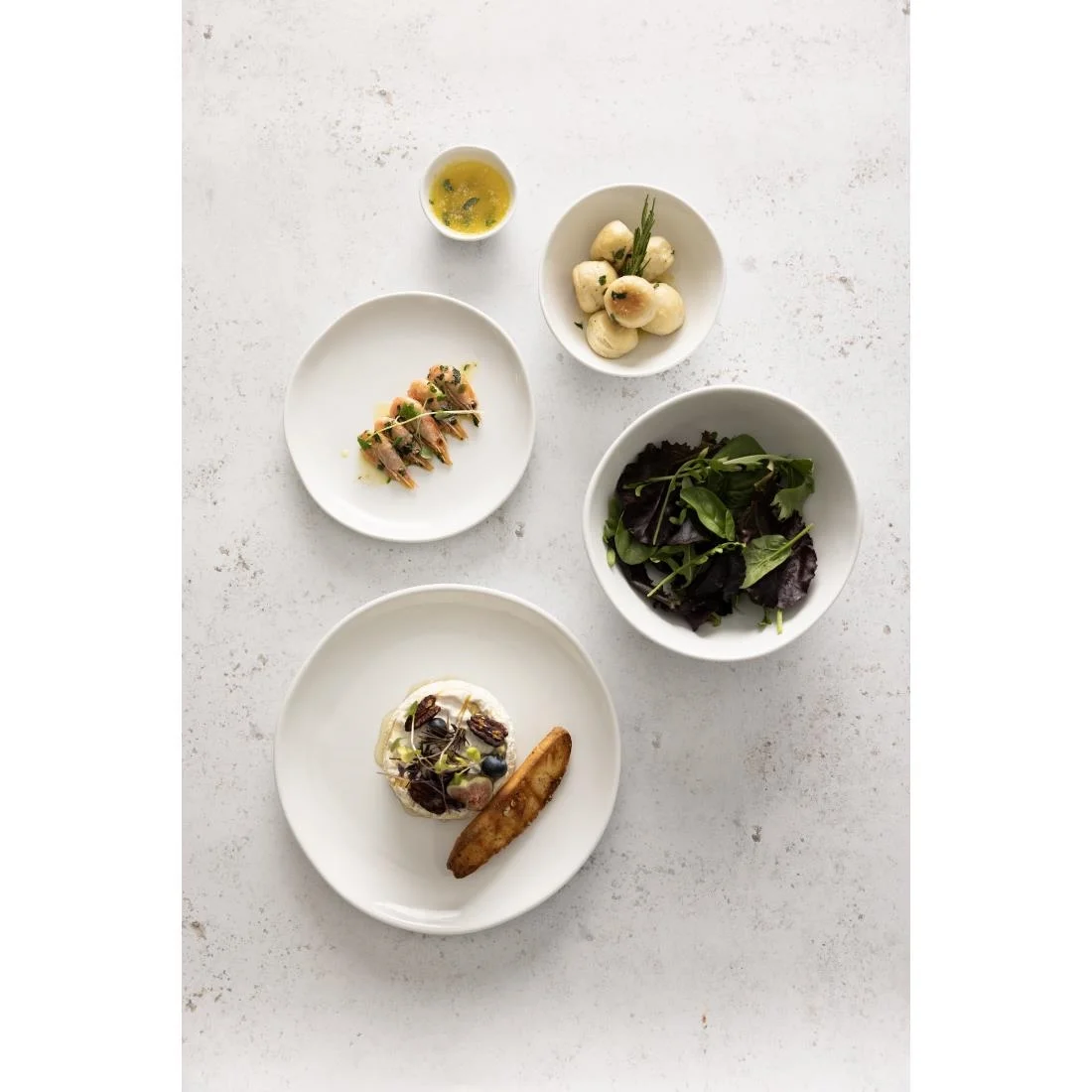 Olympia Chia Plates White 200mm (6 Pack) - Image 3