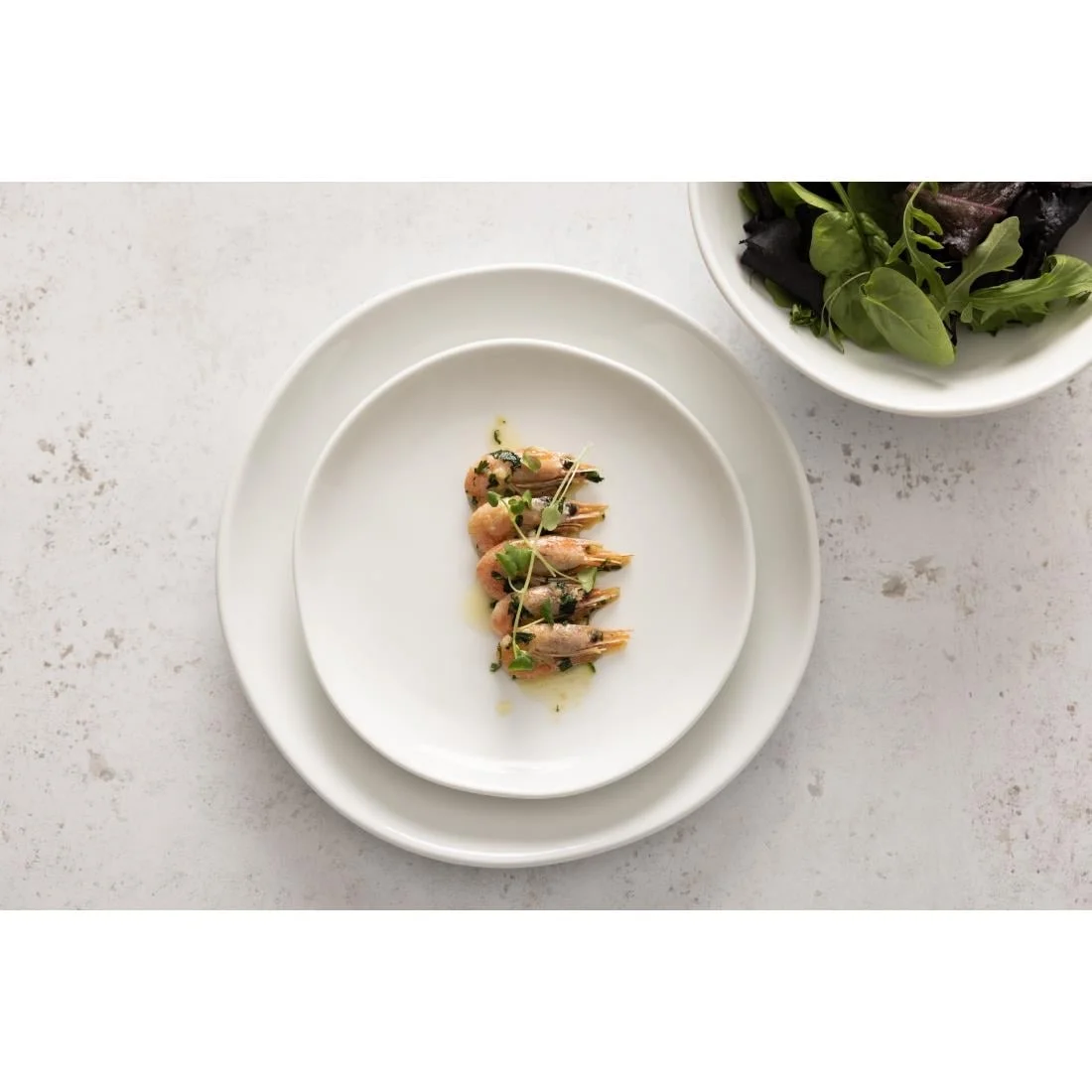 Olympia Chia Plates White 200mm (6 Pack) - Image 4