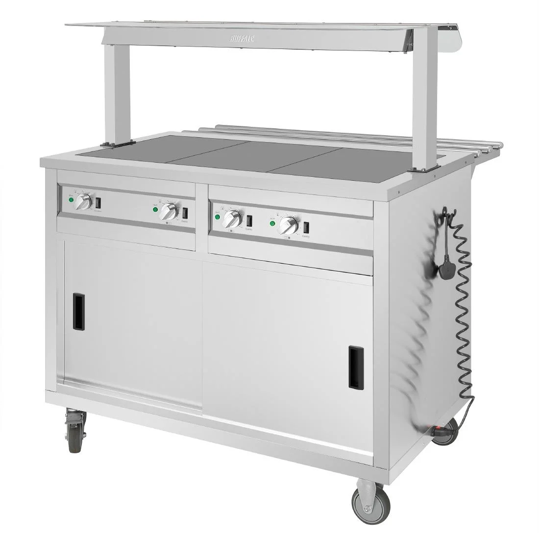 Buffalo Mobile Servery with Solid Heated Top - Image 5