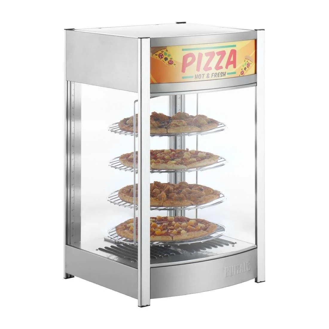 Buffalo 4 Tier Heated Pizza Display Merchandiser - Image 7