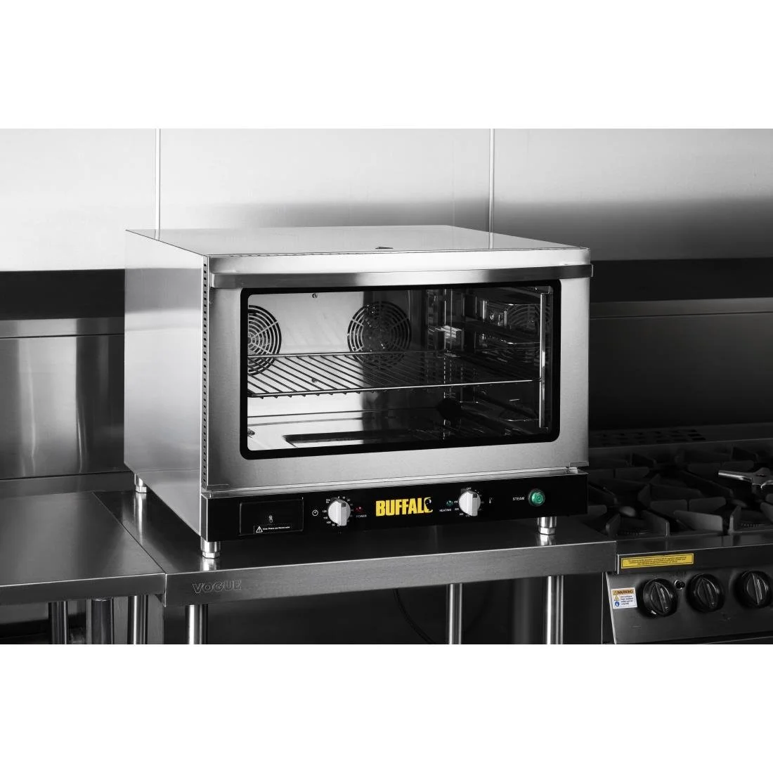 Buffalo Bakery Convection Oven with Steam 100Ltr - Image 6