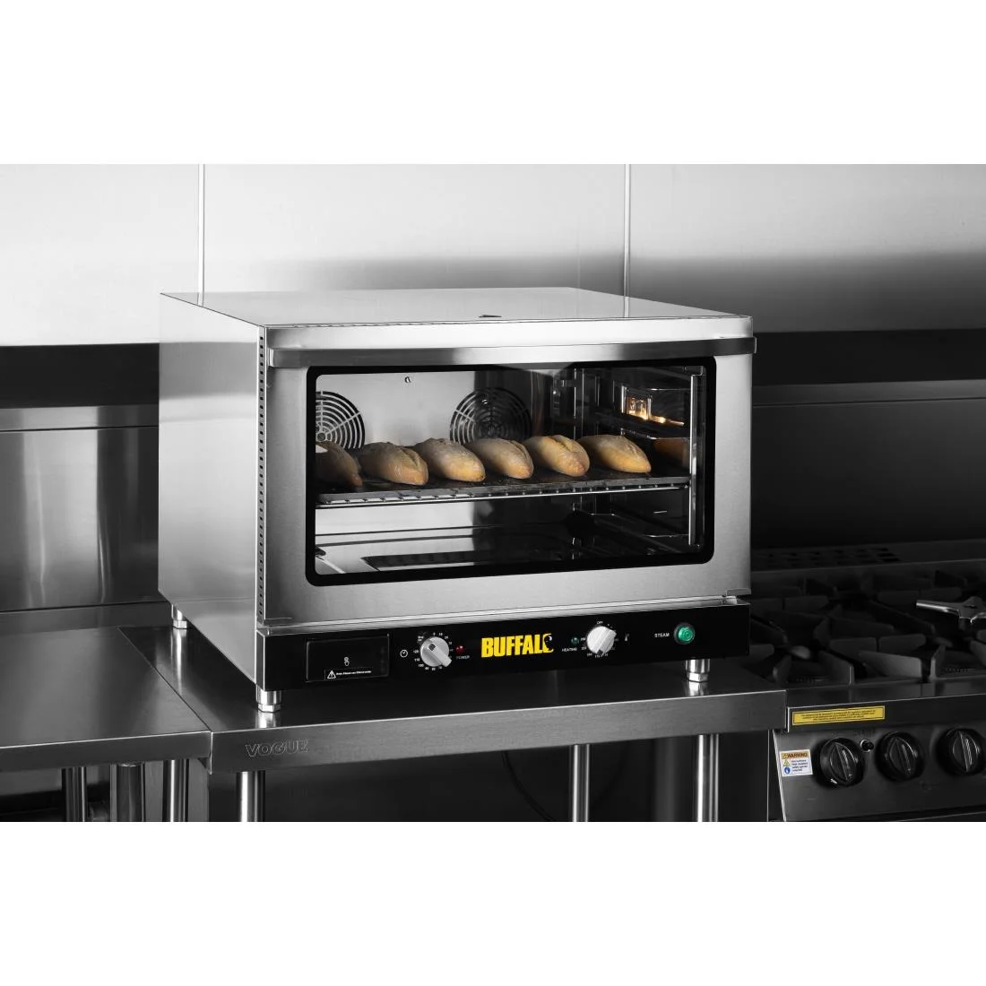 Buffalo Bakery Convection Oven with Steam 100Ltr - Image 6