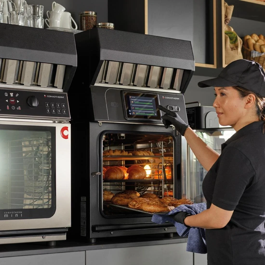 Convotherm Mini Black easyTouch Electric Combi Oven Left Hinged Door 6.06 - Image 3