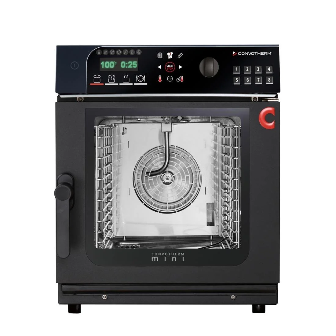 Convotherm Mini Black Standard Electric Combi Oven Left Hinged Door 6.06