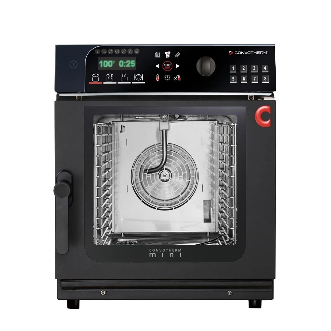 Convotherm Mini Black Standard Electric Combi Oven Left Hinged Door 6.10 - Image 1