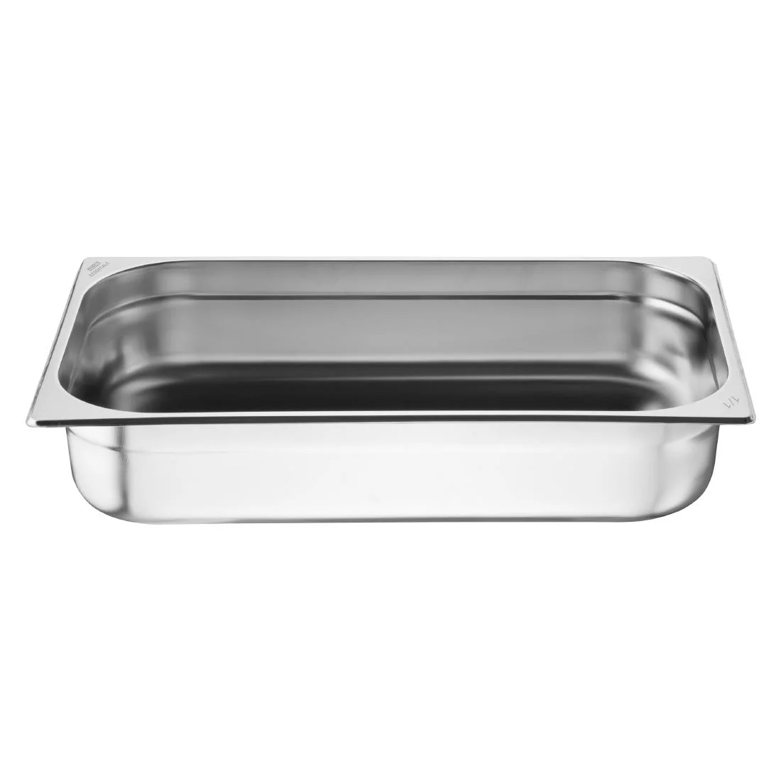 Nisbets Essentials Stainless Steel Gastronorm Tray 1/1 100mm ( 3 Pack) - Image 2