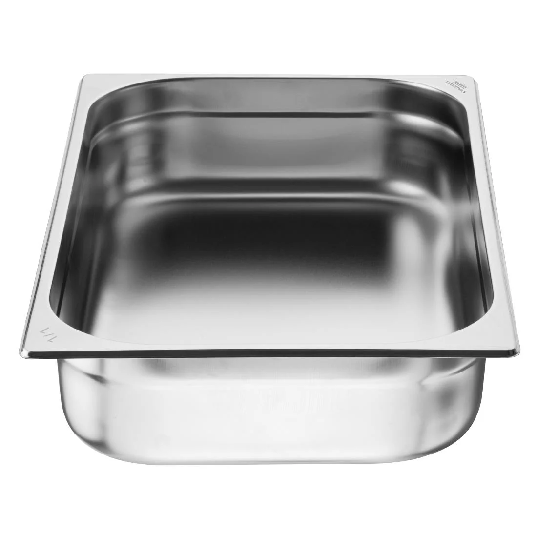 Nisbets Essentials Stainless Steel Gastronorm Tray 1/1 100mm ( 3 Pack) - Image 3