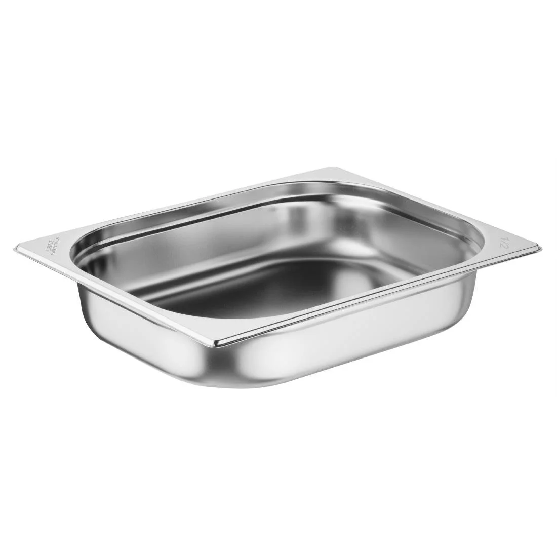Nisbets Essentials Stainless Steel 1/2 Gastronorm Tray 65mm ( 3 Pack) - Image 1