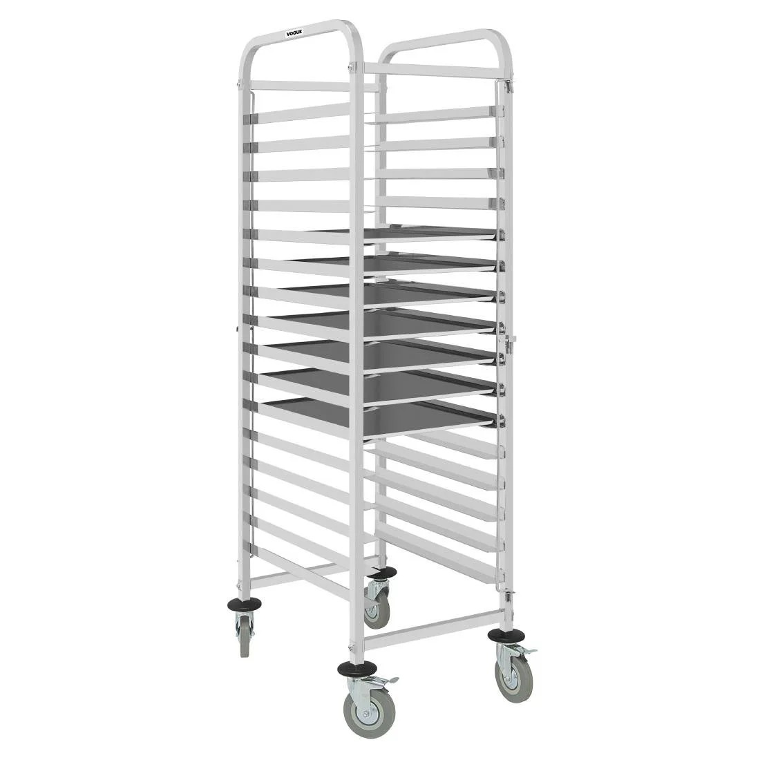 Vogue 16 Patisserie Tray Racking Trolley - Image 3