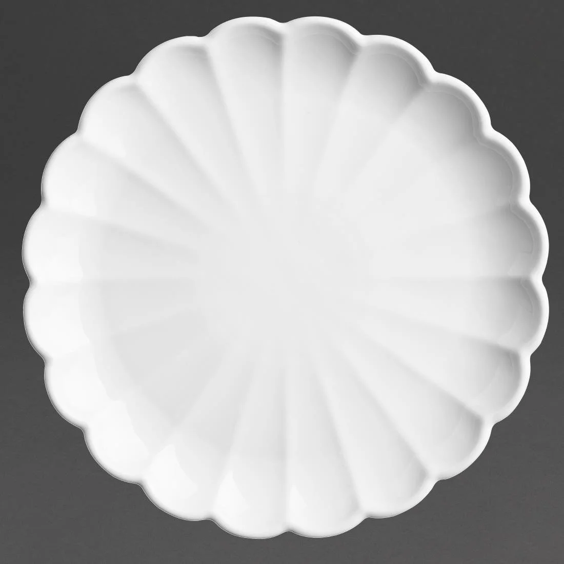 Olympia Bloom Scalloped Plates White 226mm (6 Pack) - Image 6
