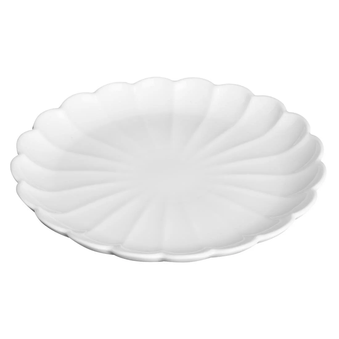 Olympia Bloom Scalloped Plates White 276mm (4 Pack) - Image 4