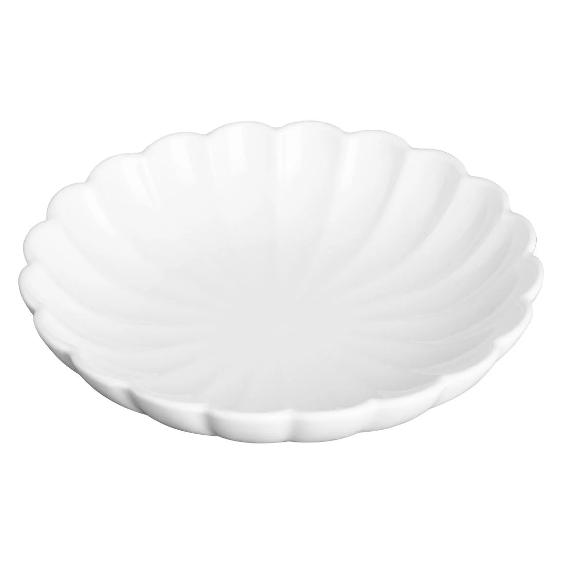 Olympia Bloom Scalloped Bowls White 230mm (6 Pack) - Image 5