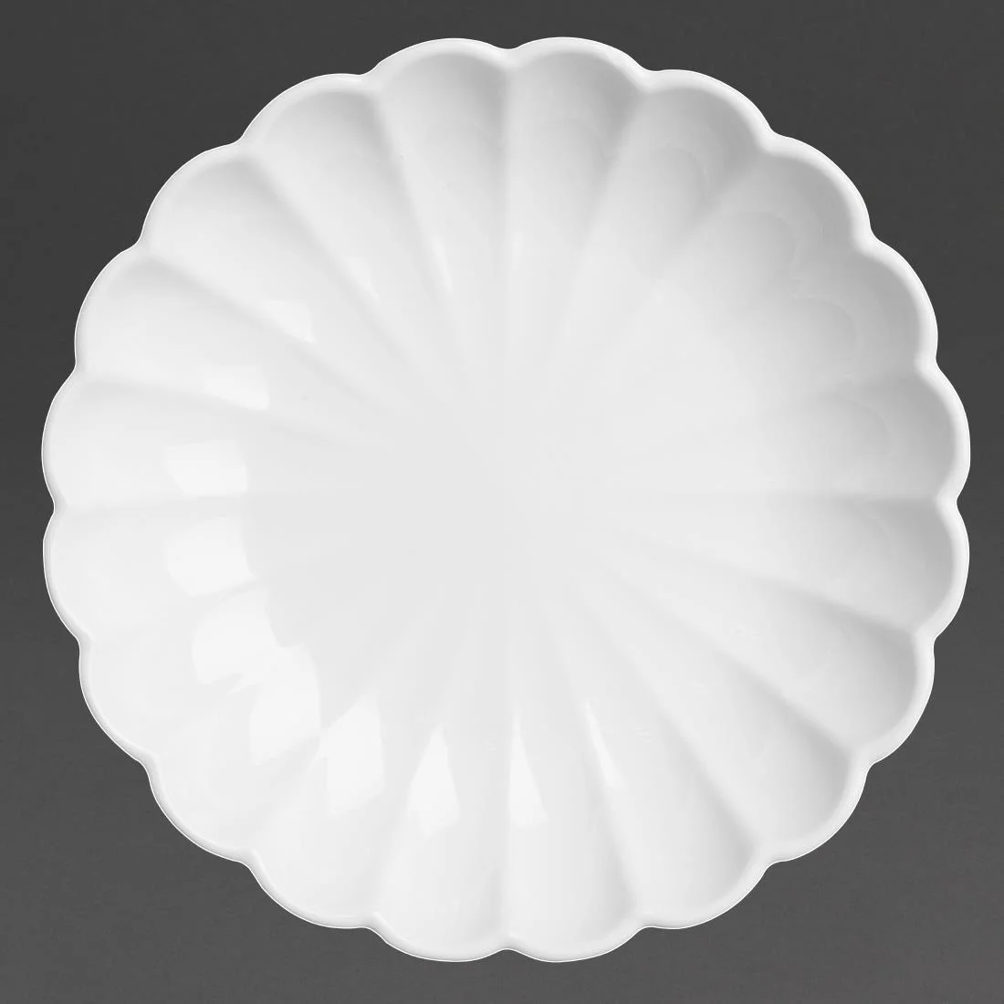 Olympia Bloom Scalloped Bowls White 230mm (6 Pack) - Image 6