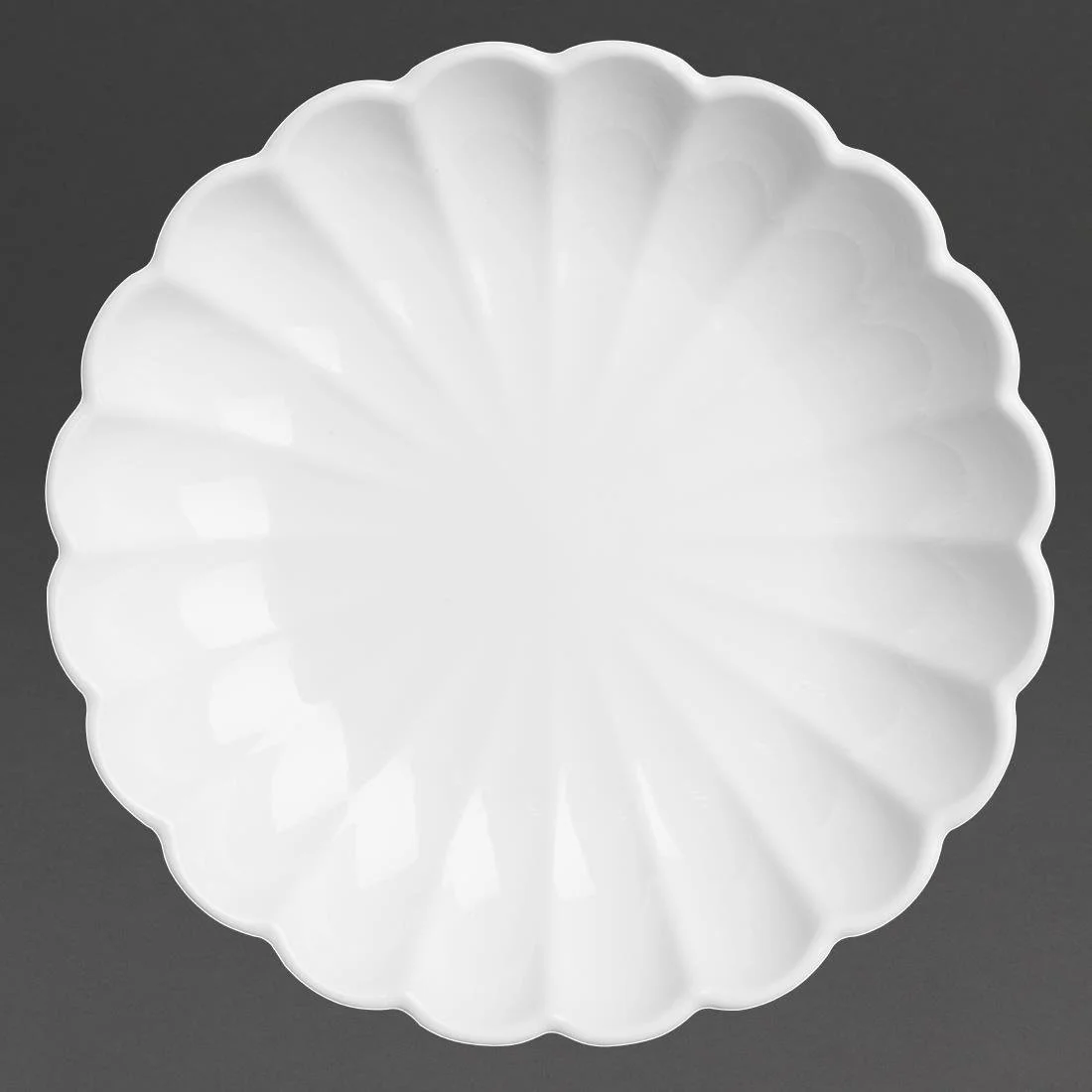 Olympia Bloom Scalloped Bowls White 230mm (6 Pack) - Image 6