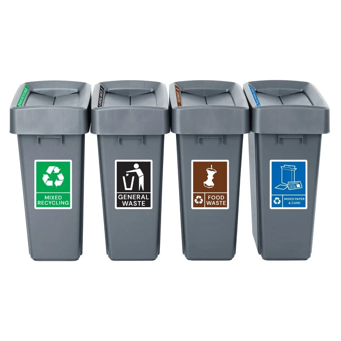 Jantex Slim Bin Label - Mixed Paper & Card - Image 4