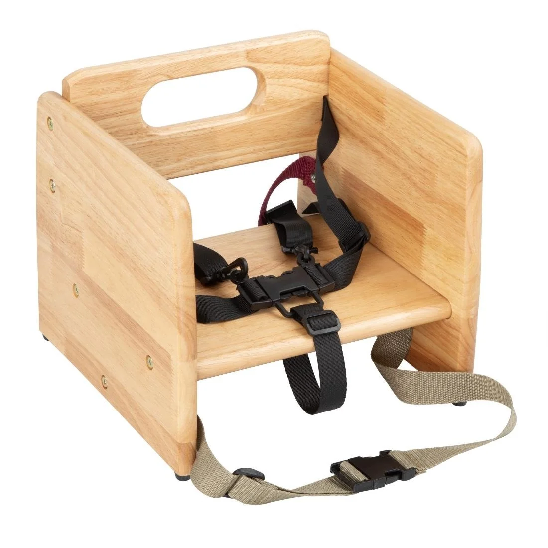 Bolero Booster Seat Natural Wood - Image 1