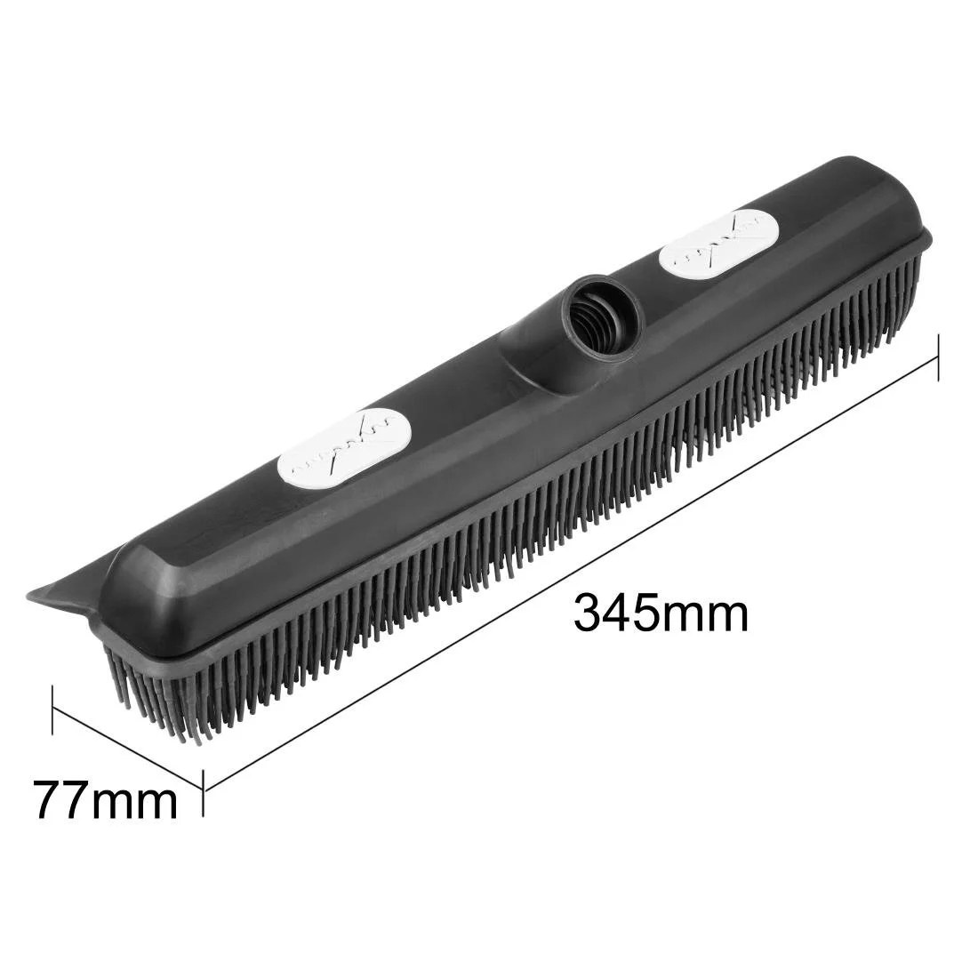 Jantex Connect Rubber Broom Head Black 340mm - Image 5