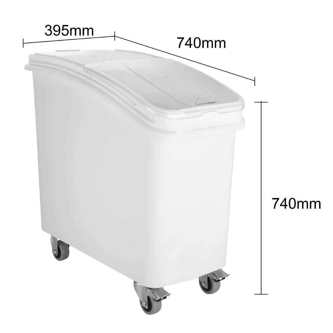 Vogue Ingredient Bin with Scoop 102Ltr - Image 4