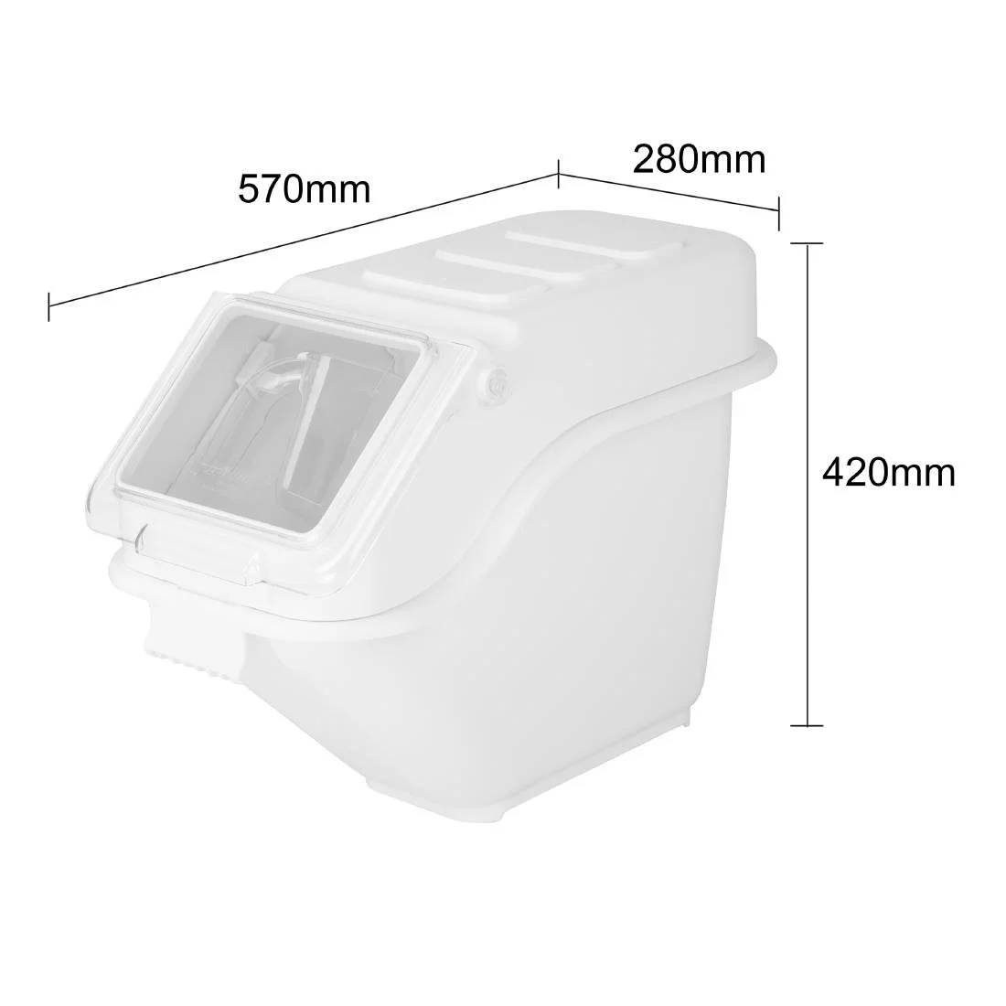 Vogue Ingredient Bin 18Ltr - Image 5