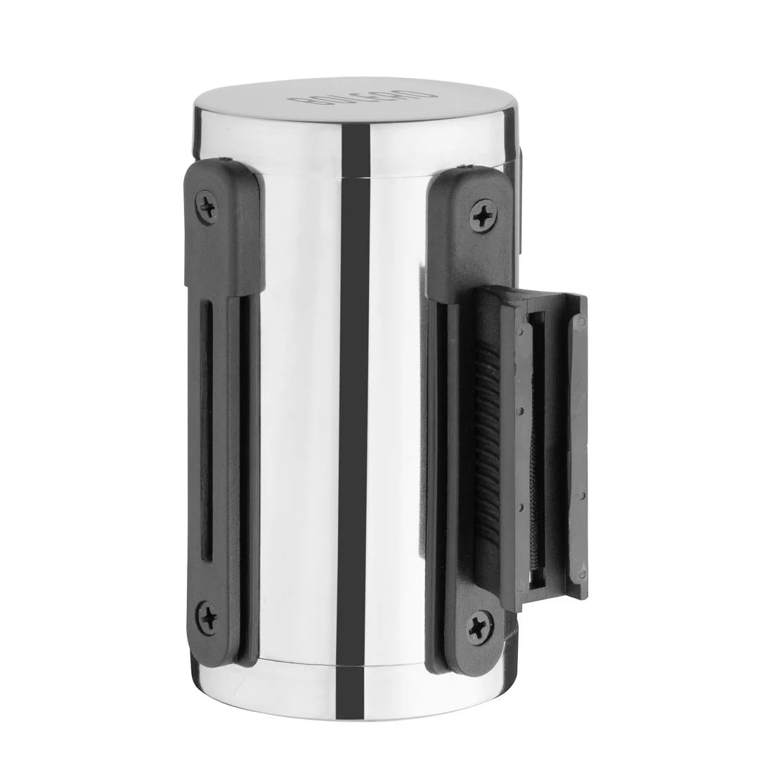 Bolero Wall Mounted Barrier Strap Black 3m - Image 2