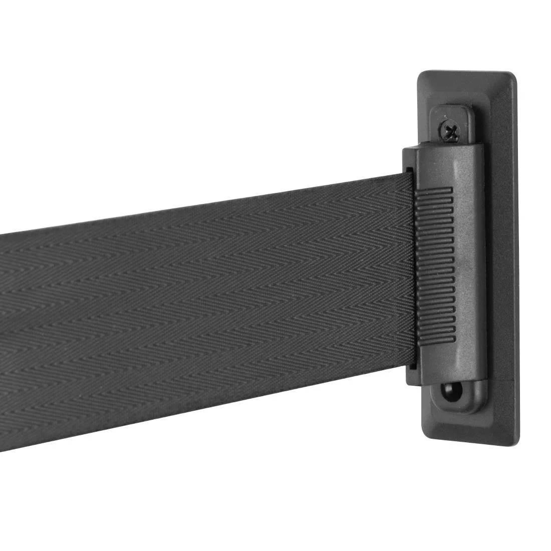 Bolero Wall Mounted Barrier Strap Black 3m - Image 5