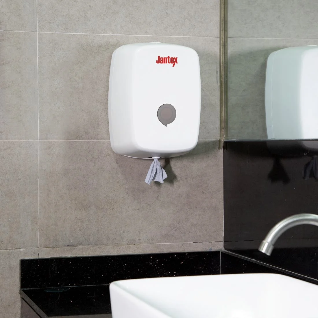 Jantex Centre Feed Dispenser White - Image 7