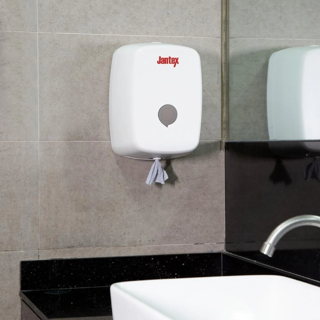 Jantex Centre Feed Dispenser White - Image 7