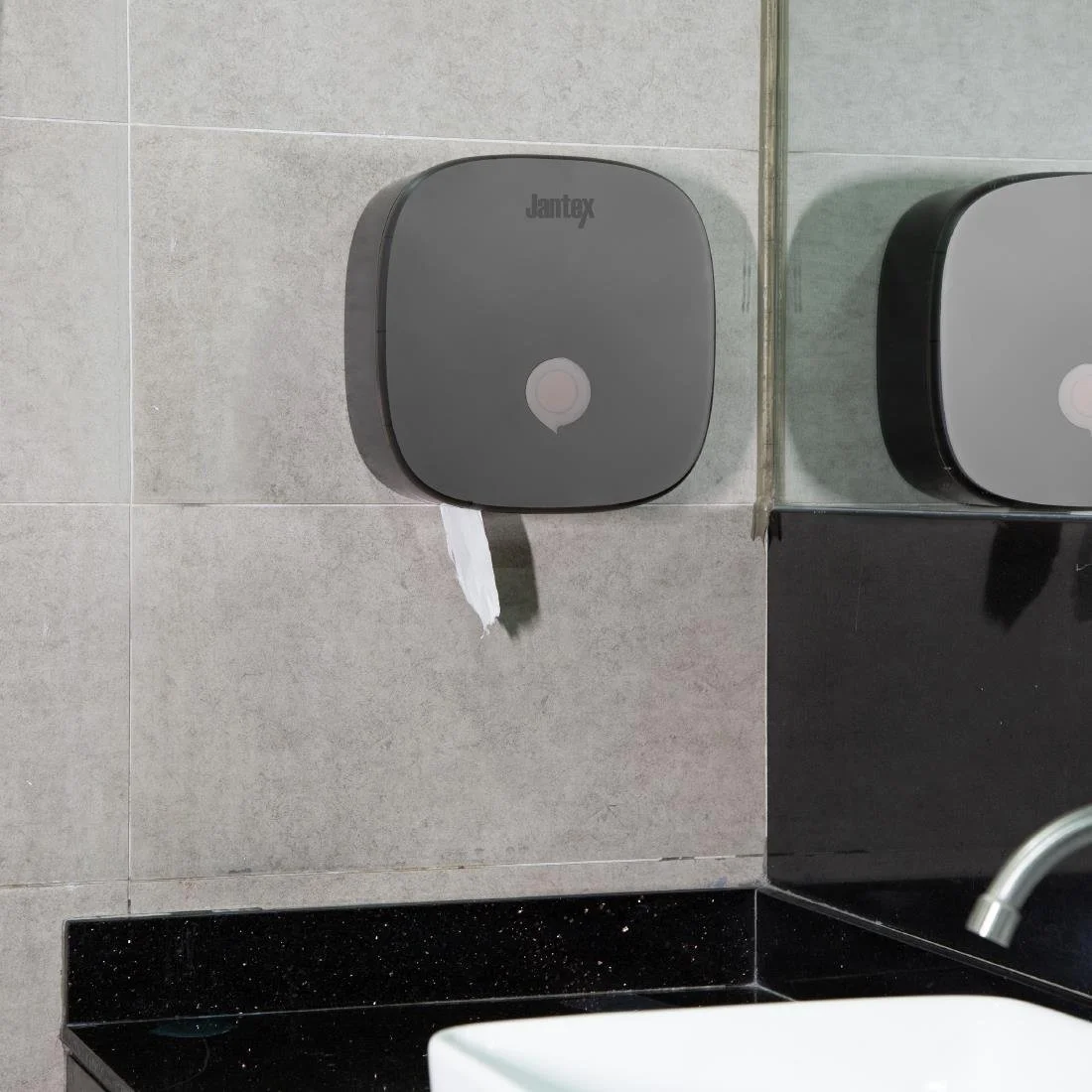 Jantex Jumbo Roll Dispenser Black - Image 7