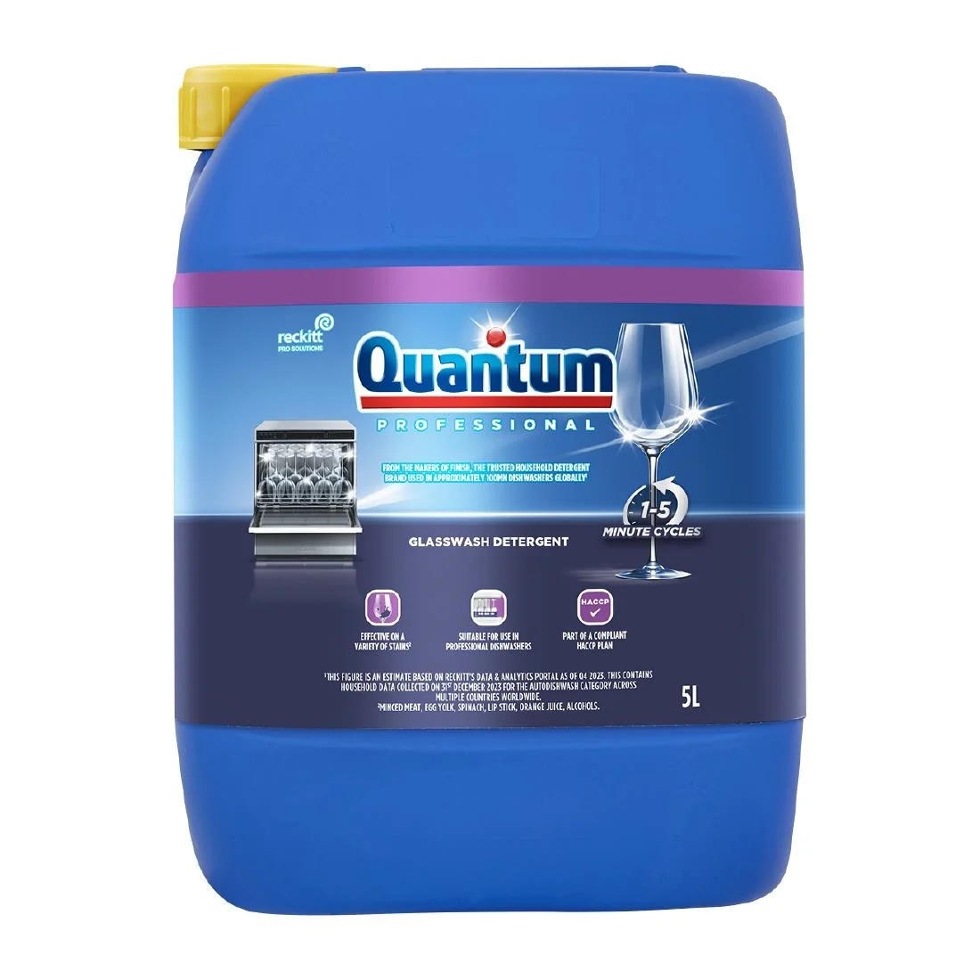 Quantum Professional Glasswash Detergent 5Ltr