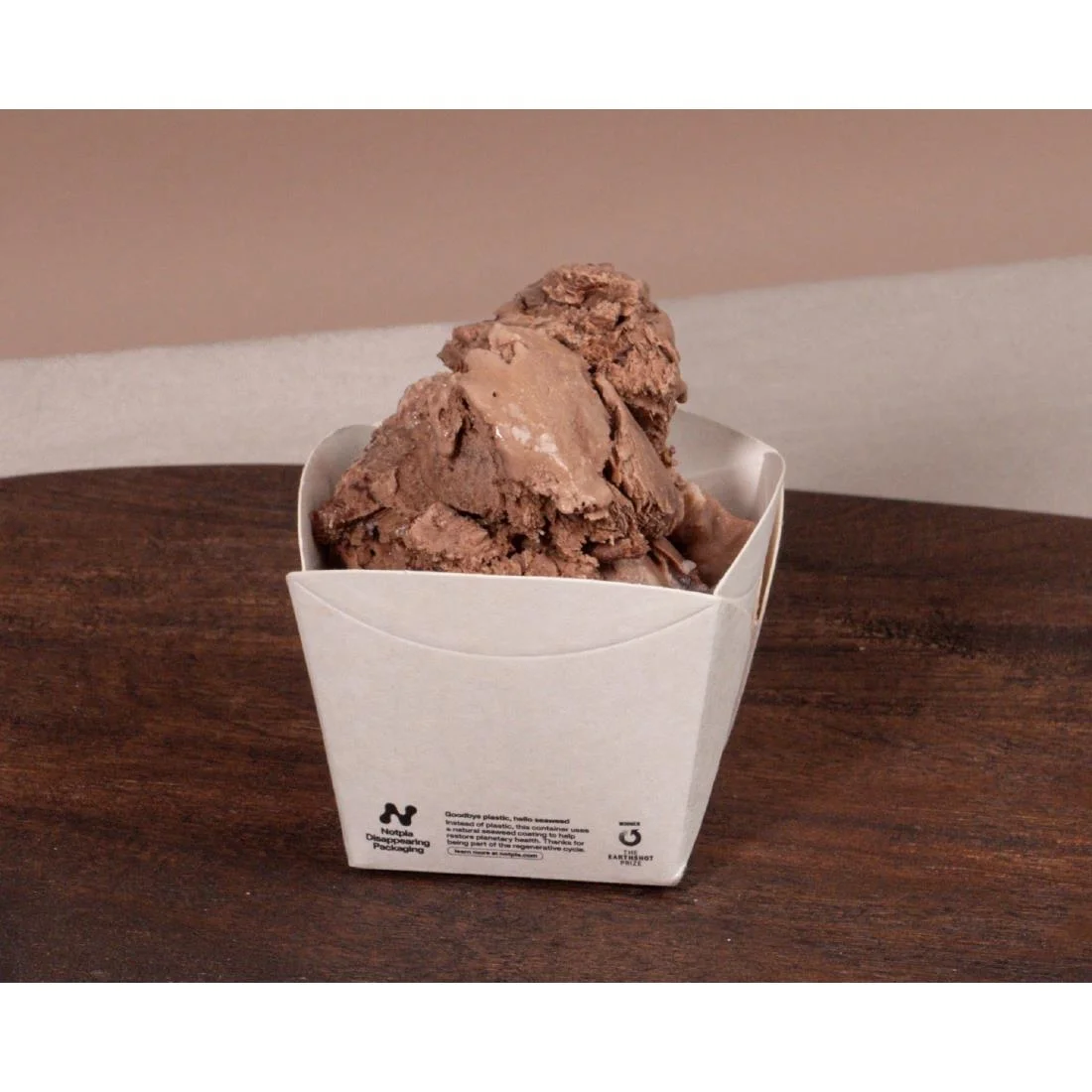Notpla Square Open Takeaway Boxes 350ml - White ( 250 Pack) - Image 2