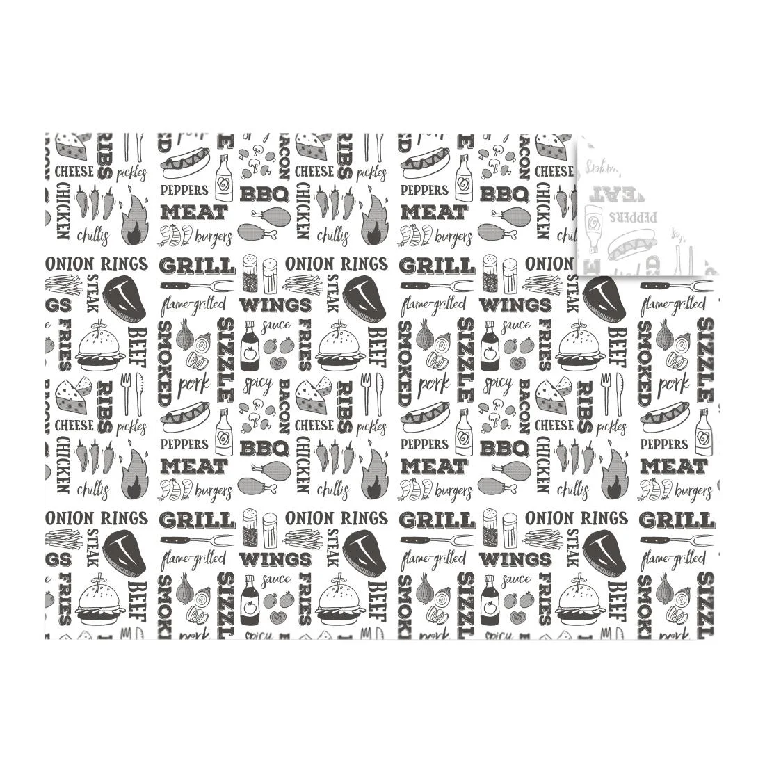 Vegware Greaseproof Sheets Grill 400x300mm (1000 Pack)