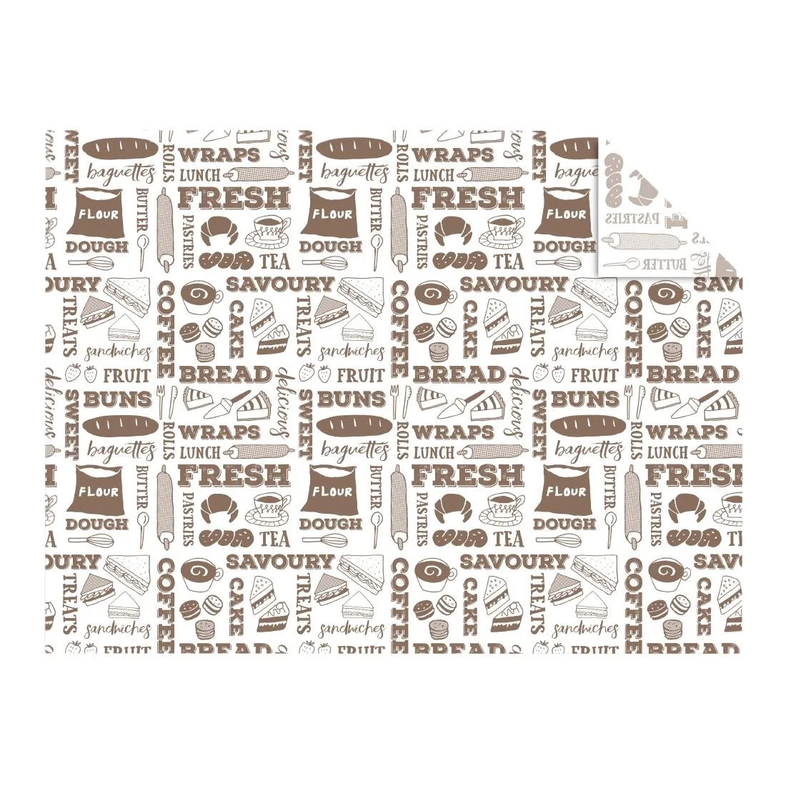 Vegware Greaseproof Sheets Bakery 400x300mm (1000 Pack)