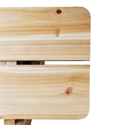 Bolero Elements Wooden Picnic Table & Bench Set 5ft - Image 4