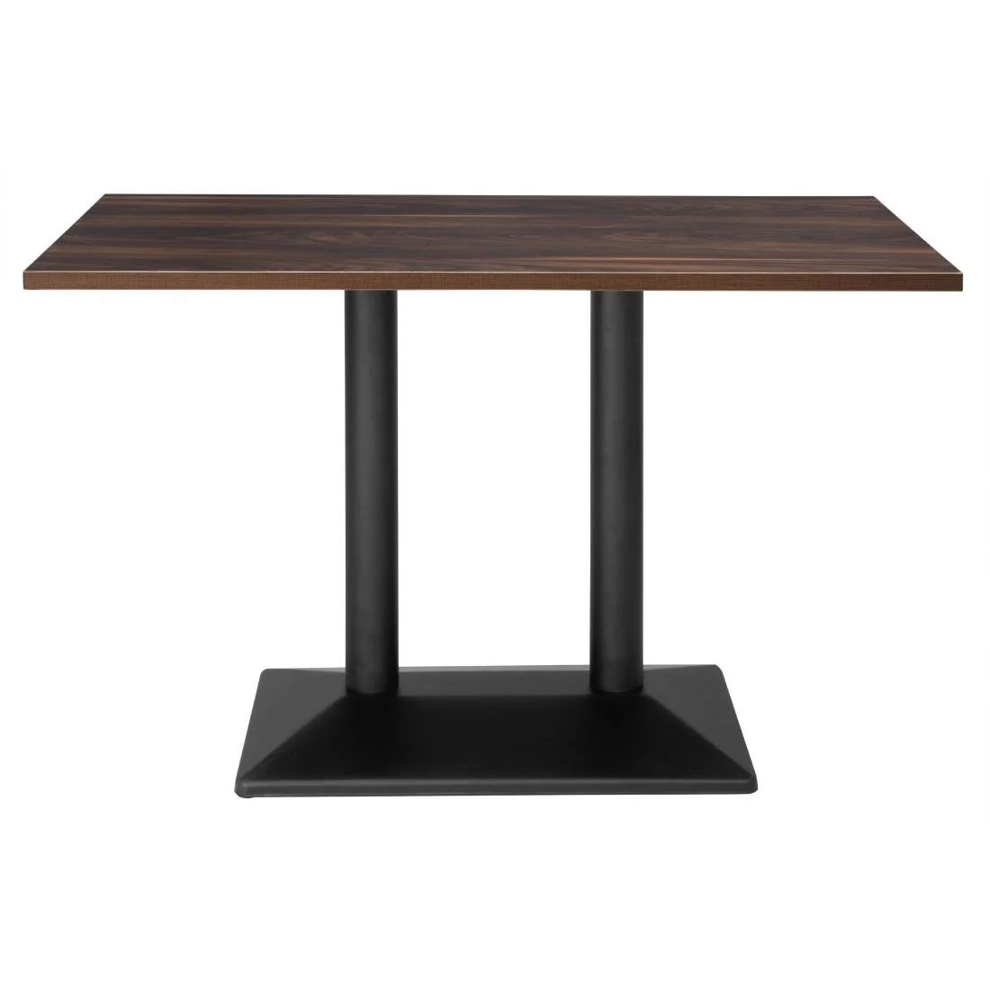 Bolero Indoor Dining Table Dark Wood 1200mm - Image 1