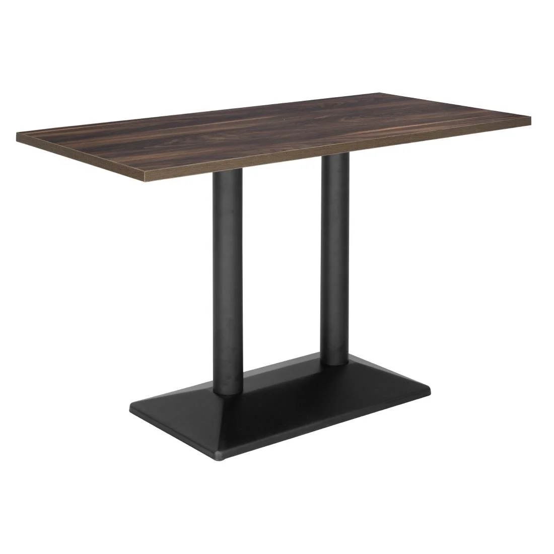 Bolero Indoor Dining Table Dark Wood 1200mm - Image 2