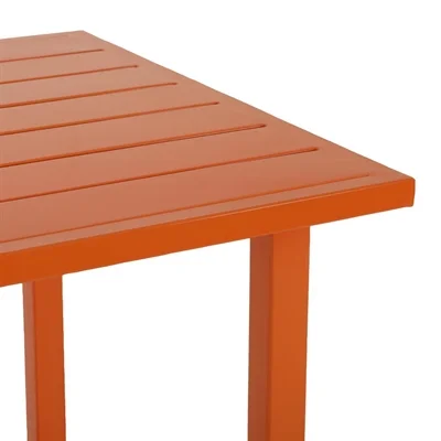Bolero Spritz Bar Table Vibrant Orange - Image 5
